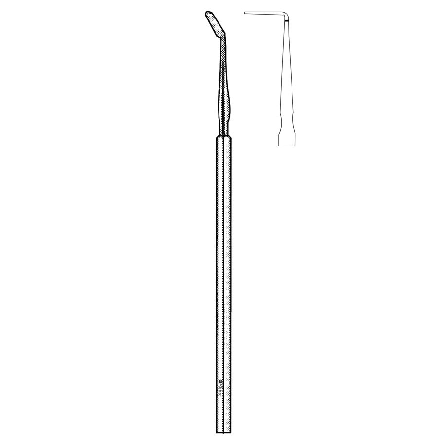 Hoen Dura Separator, 2.5 Mm Wide, 6" (15.0 Cm), 45 Degree Angle